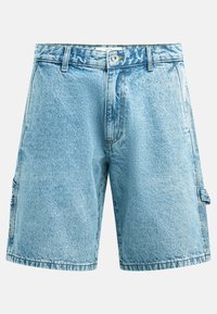 MITO LOOSE FIT - Farkkushortsit - light blue