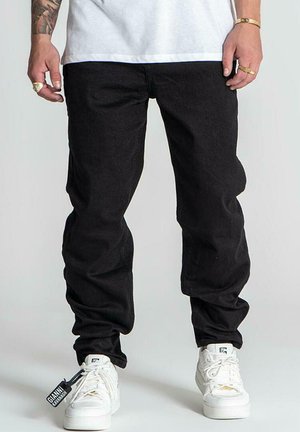 Straight leg jeans - black