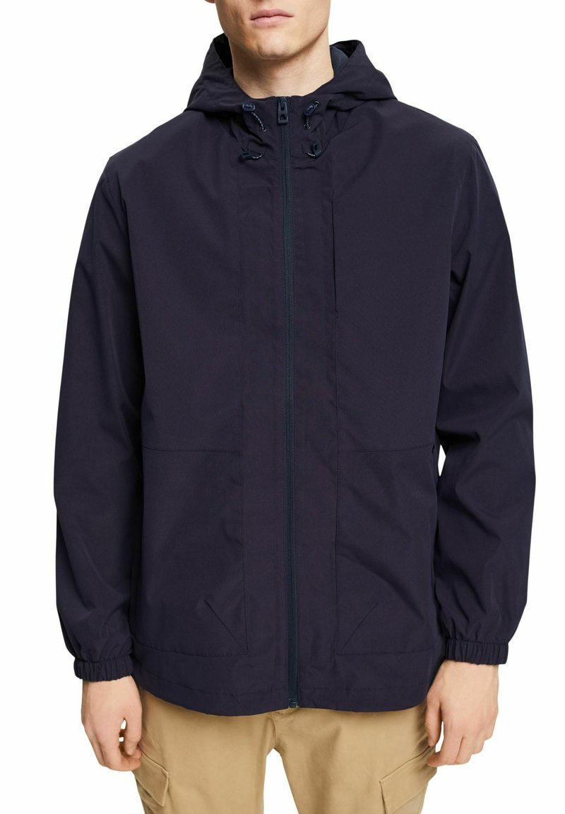 edc by Esprit RECYCELT Outdoor jacket navy/mottled dark blue