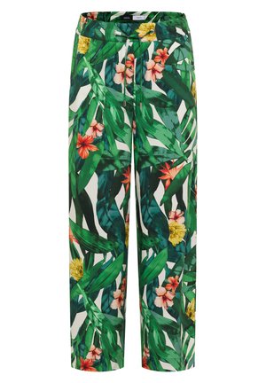 Cecil, HIGH WAIST WIDE LEG HOSE IM LOOSE FIT - Pantalon classique - khaki