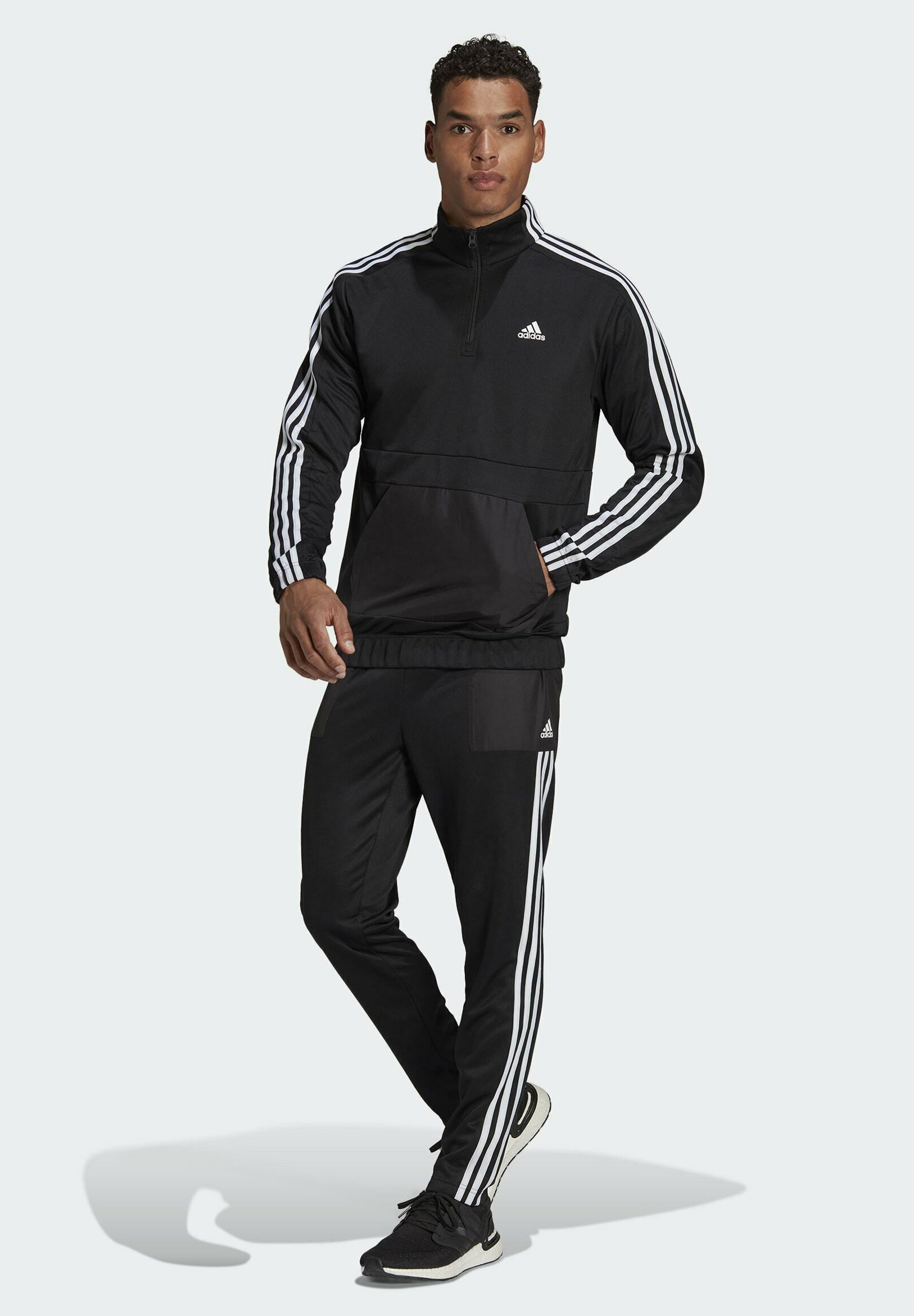 adidas Performance Trainingsanzug black/schwarz - Zalando.de