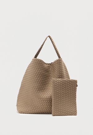 LARGE HOBO - Cabas - beige