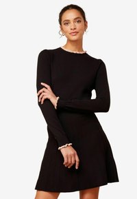Love & Roses RUFFLE - REGULAR FIT - Džemperkleita - black