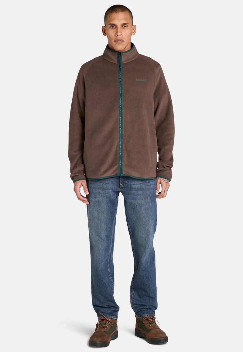 Timberland Fleecová bunda - dark brown