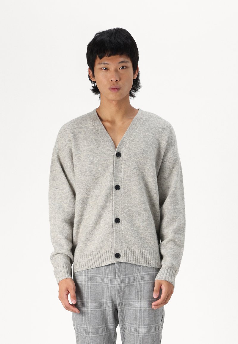 Jack & Jones JOROLLIE CARDIGAN - Cardigan - light grey melange