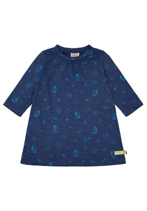 loud + proud, KLEID SLUB JERSEY MIT DRUCK - Jerseykleid - ultramarine