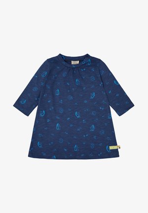 loud + proud, KLEID SLUB JERSEY MIT DRUCK - Jerseykleid - ultramarine
