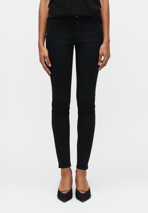 Oprijete (skinny) kavbojke - black