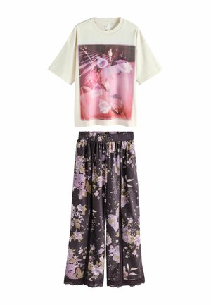 REGULAR FIT - SHORT SLEEVE SET - Pigiama - purple floral