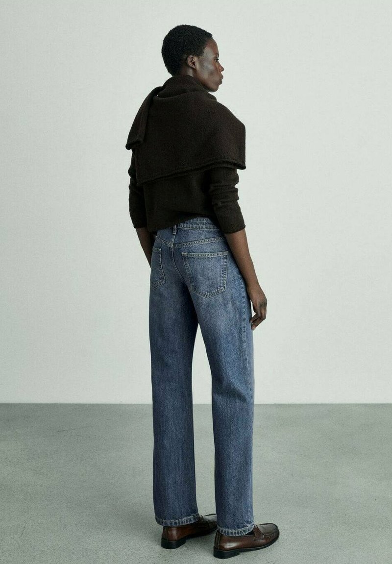 Mango Vaqueros rectos dark blue/azul marino - Main Image