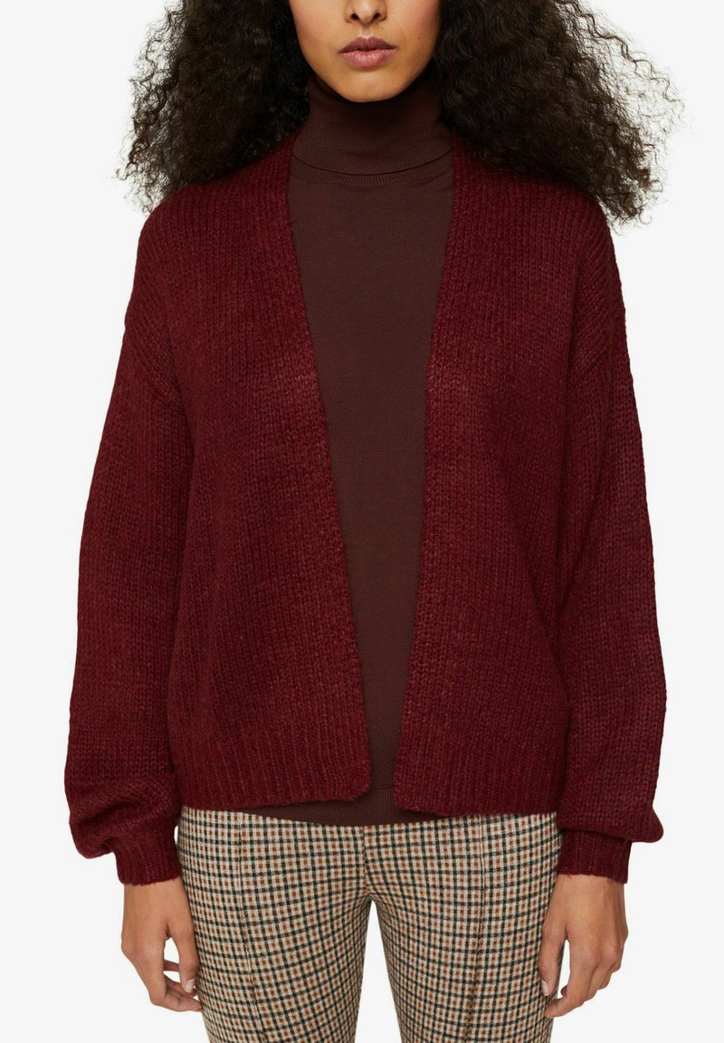 Damen Strickjacken | edc by Esprit Strickjacke garnet red/beere - EB64215 Damen Strickjacken | edc by Esprit Strickjacke garnet red/beere - EB64215