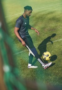 adidas Performance PREDATOR ELITE FIRM GROUND - Botines de fútbol para terreno firme - platin metallic/aurora black/carbon