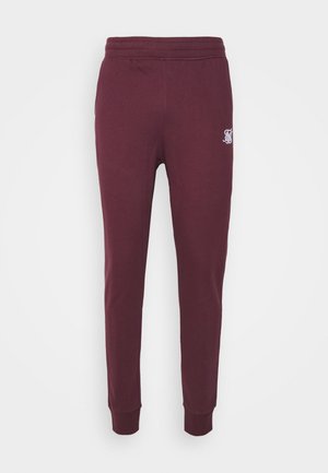 SIKSILK CORE CUFFED JOGGER - Pantaloni sportivi - burgundy