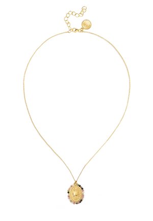 Medallion Stones Sun - Halskette - gold coloured