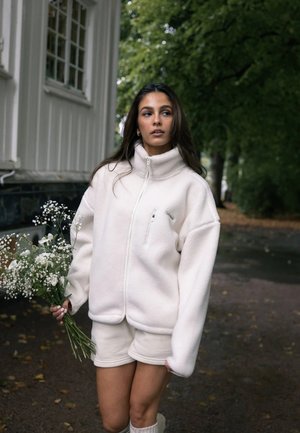 Caspara, W. CLOUDFLEECE JACKET - Fleecejas - creme