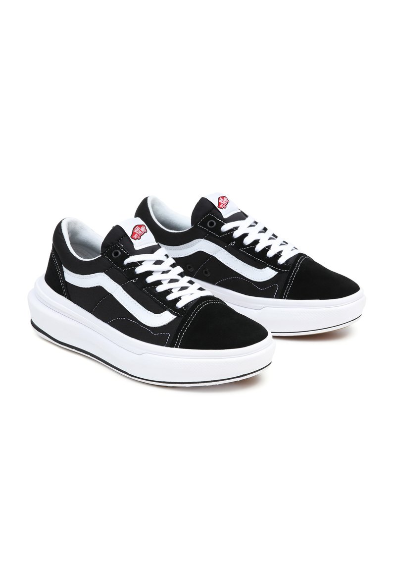 vans old skool overt baskets noir blanc