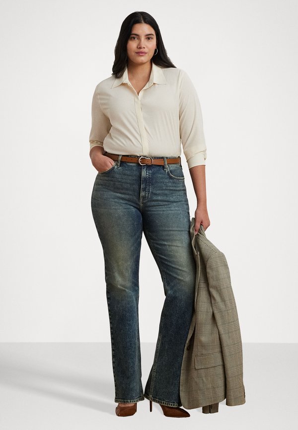 HIGH RISE BOOT JEAN - Bootcut jeans - haze wash4