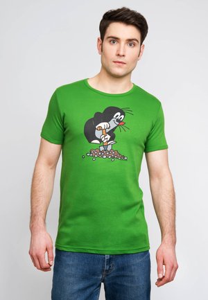 "DER KLEINE MAULWURF"-PRINT - T-shirts print - hell oliv