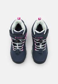 HI-TEC BLACKOUT MID WP UNISEX - Hikingskor - light navy/light mint/light fuchsia