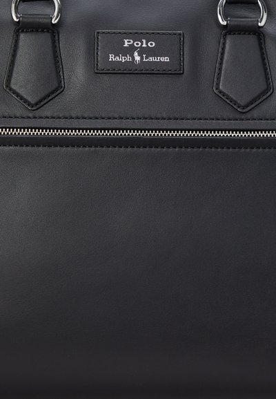 Polo Ralph Lauren SMOOTH LEATHER COMMUTER BAG UNISEX - Geantă laptop - black