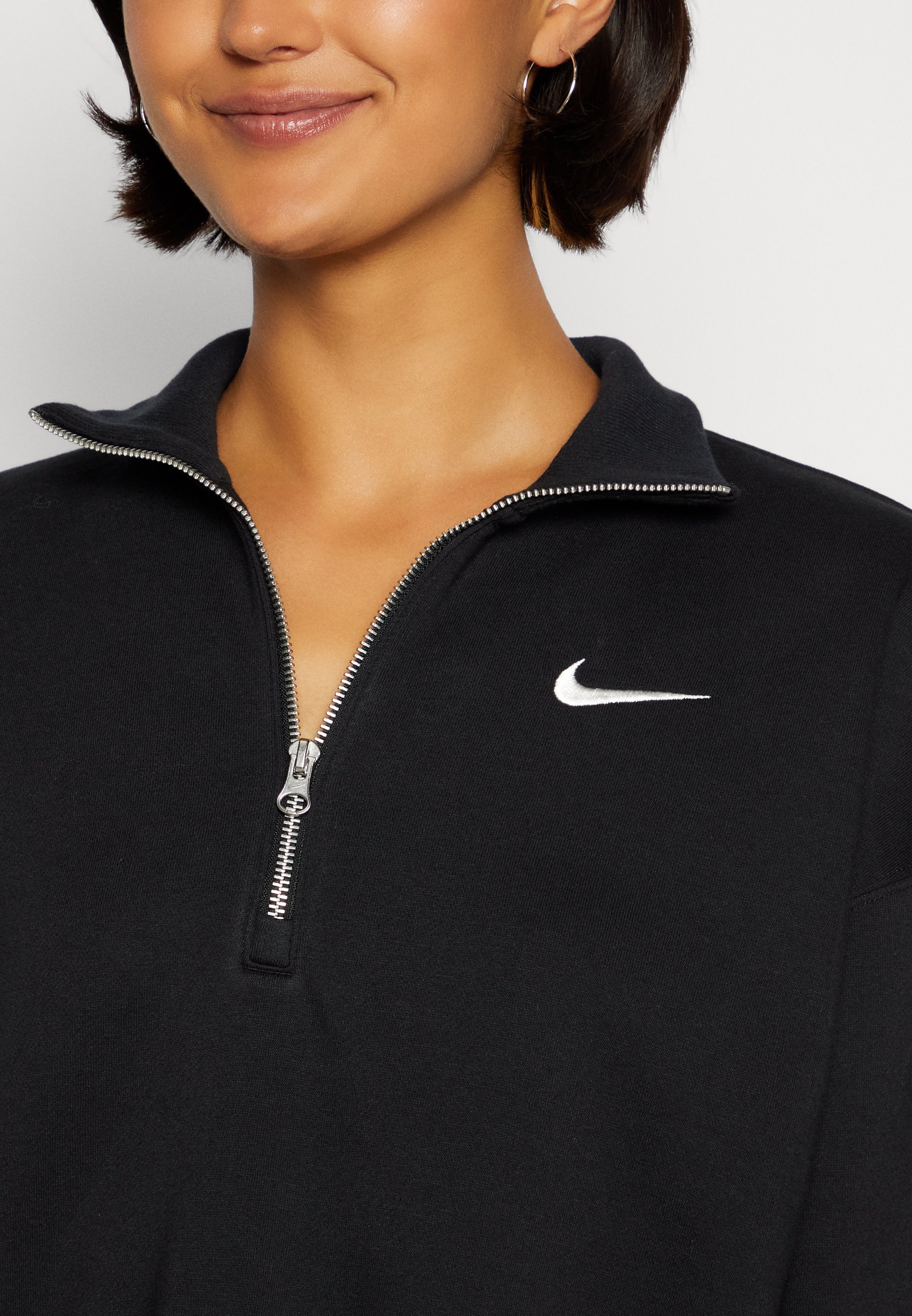 売れ筋商品|||ナイキ カットソー トップス レディース Women's Black WM Phoenix Open Player Performance Half-Zip Top Black 206566688-1-black