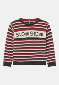 Bonton PULL RAYE SNOW UNISEX - Strickpullover - rayure rouge