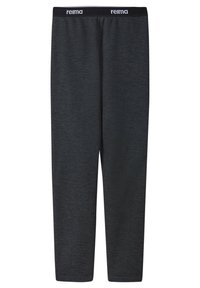 Czarne, elastyczne legginsy wykonane z miękkiego, teksturowanego materiału. Posiadają elastyczny pas z logo oraz smukły, tapered fason.