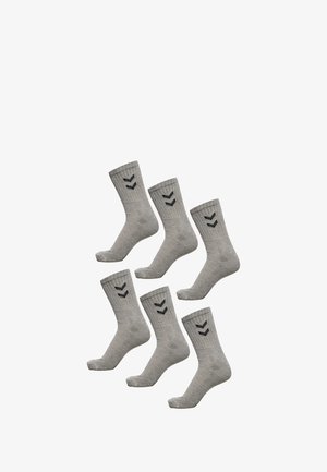 Hummel, 6 PACK - Sokken - grau
