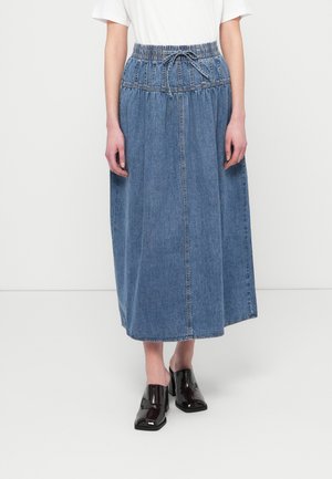 ONLLYRA A LINE SKIRT - Jeansrok - medium blue denim