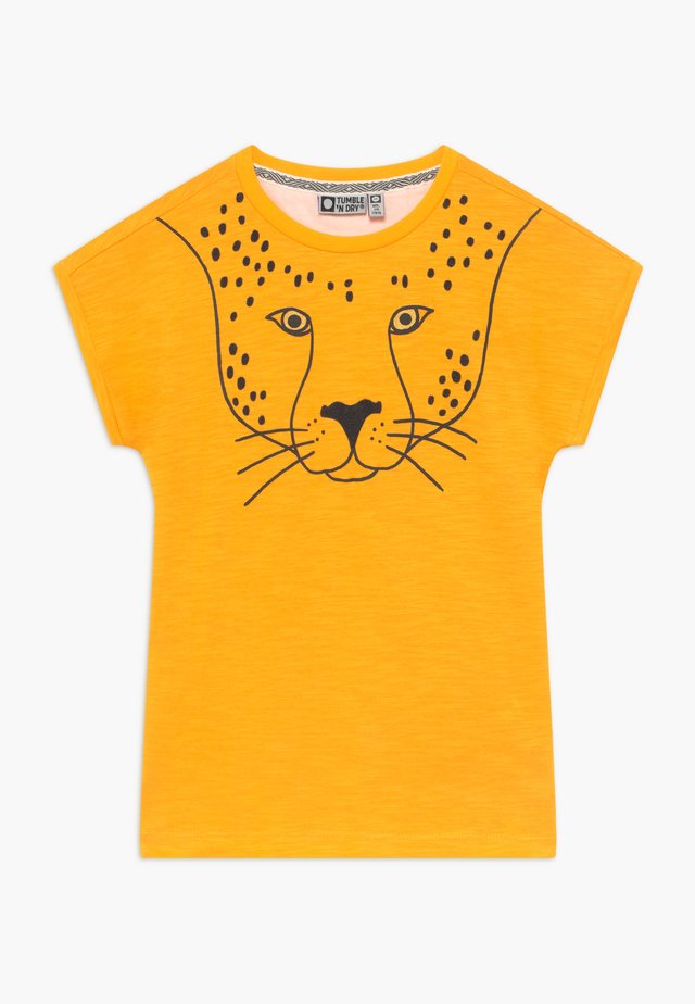 LIA - T-shirt print - saffron