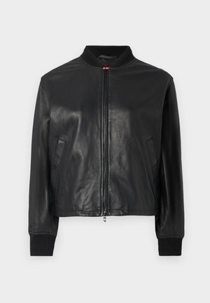 Diesel ILYAN - Kožnata jakna - black