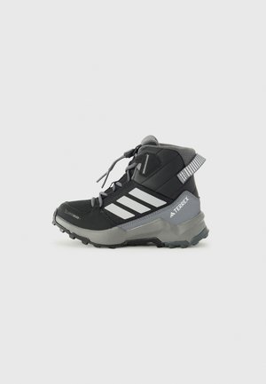 UNISEX - Hiking shoes - black/silver-coloured