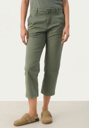 SOFFYNS - Pantalones chinos - agave green