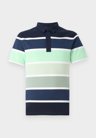 Ron Dorff BIG STRIPES - Polo - navy