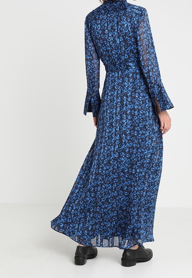 banana republic blue maxi dress Twisted Shoulder Maxi Dress