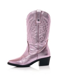 Stivali texani / biker - rosa