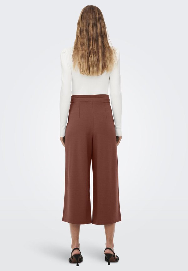 JDYTANJA CULOTTE PANT - Trousers - cherry mahogony4