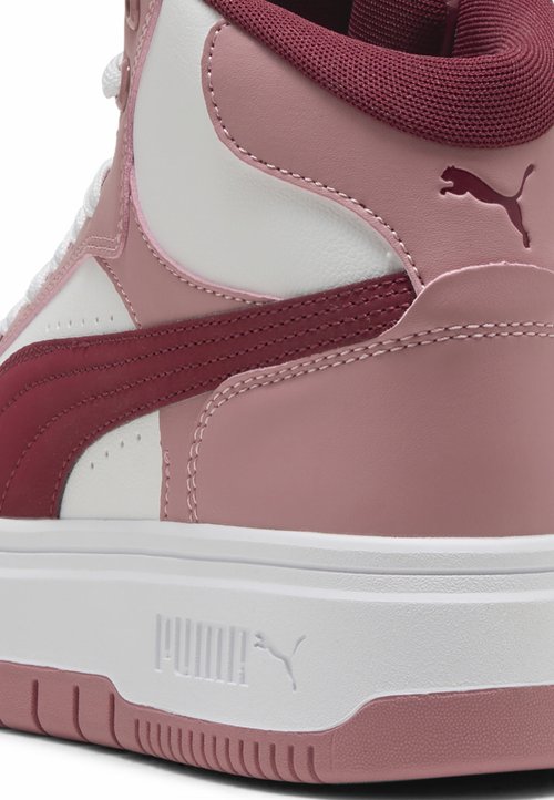 PUMA REBOUND FEMME MID SNEAKERS - Zapatillas altas - dusky rosewood-garnet glow- white — photo 4