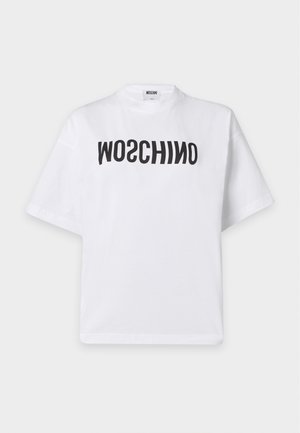 MOSCHINO, Μπλουζάκι με στάμπα - bianco