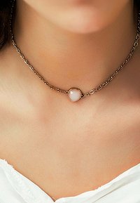 Victoria Hyde STONE JADE - Halskæder - rose gold-coloured