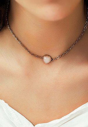 Victoria Hyde STONE JADE - Collana - rose gold-coloured