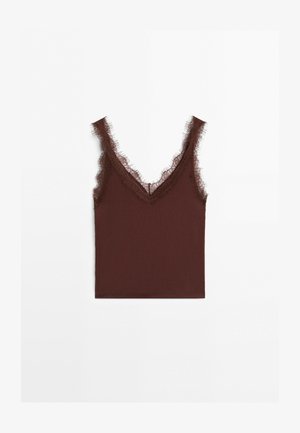 Massimo Dutti, Top - brown