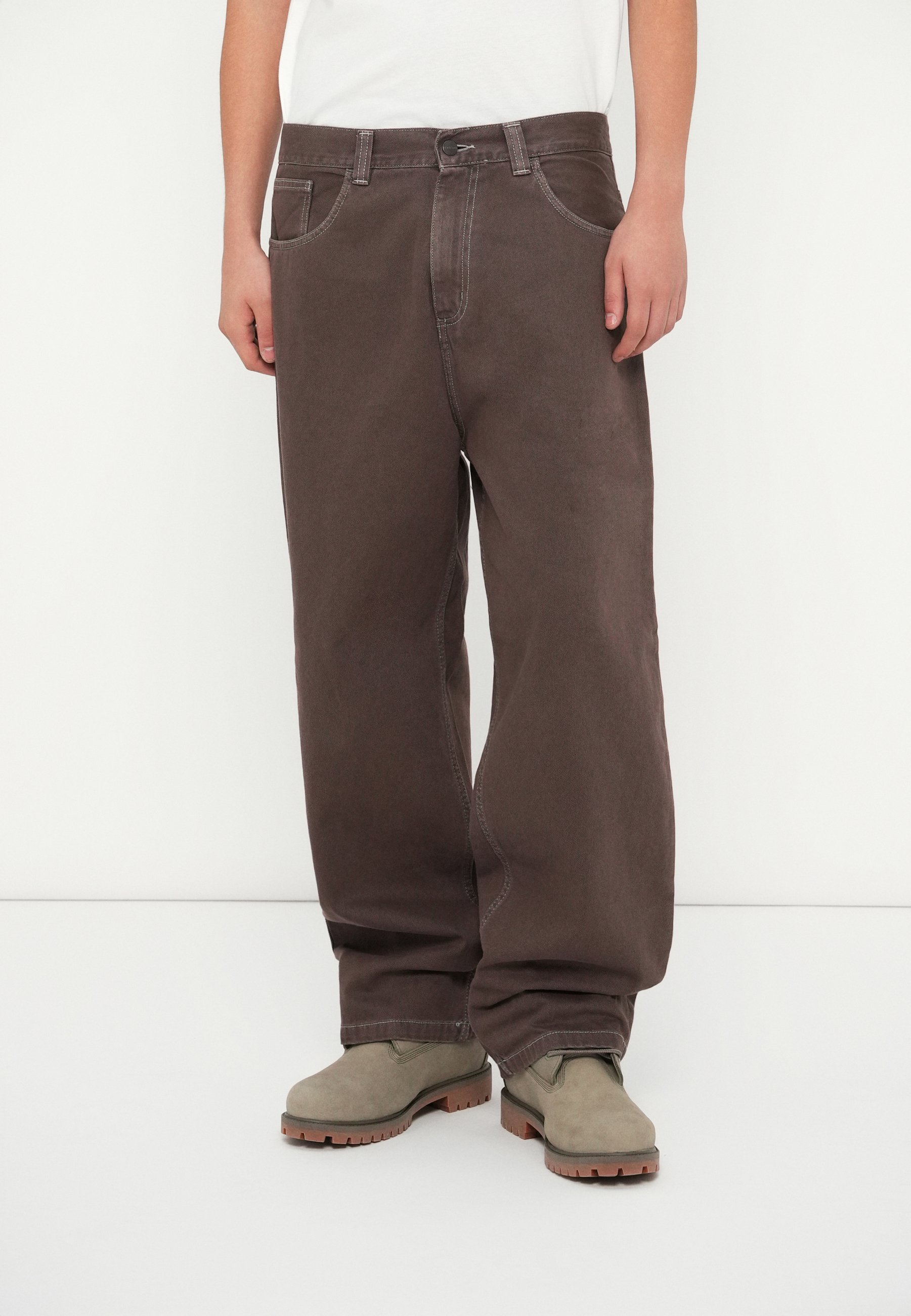 Carhartt WIP BRANDON - Trousers - palisander stone dyed/brown