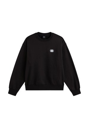 Vans, OVAL LOGO CREW. - Sweatshirt - black