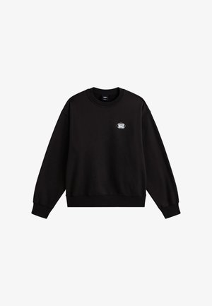Vans, OVAL LOGO CREW. - Sweatshirt - black