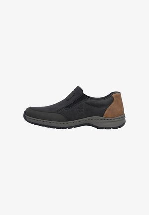 Rieker, RIEKER HERREN SLIPPER HALBSCHUH 03354-06 BLACK BRAUN EXTRAWEIT - Slipper - black