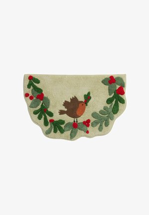 Next, CHRISMAS HOLLY - Badematte - natural