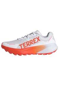 AGRAVIC - Trail tekaški čevlji - cloud white   semi impact orange   dash grey