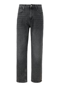 QS MID RISE - Straight leg jeans - steingrau
