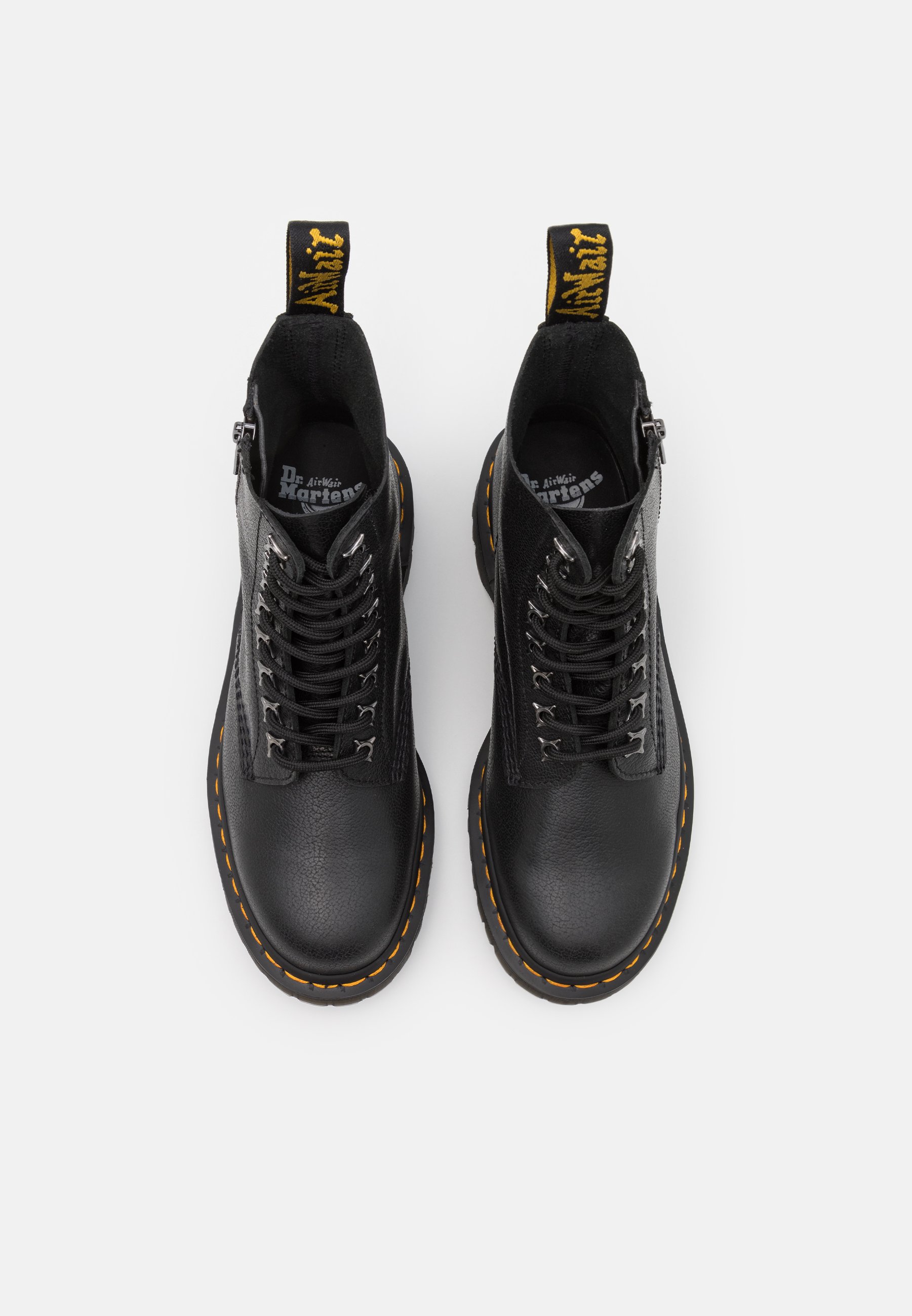 Dr. Martens 1460 PASCAL ZIP 8 EYE BOOT UNISEX - Suvarstomi aulinukai -  black/juoda - Zalando.lt